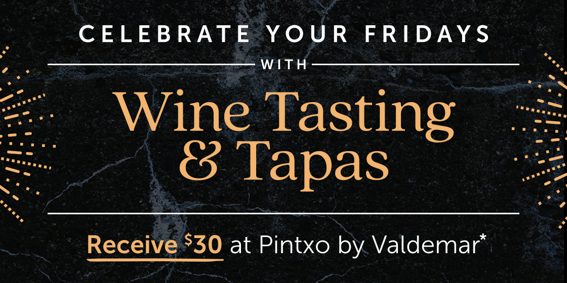 Celebrate Your Fridays at Pintxo and Wine Walk Row